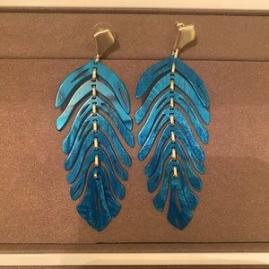 Kendra Scott Feather Earrings